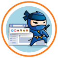 ninja facebook metric icon